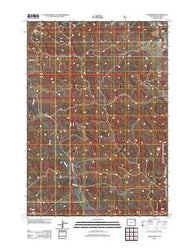 Cedar Draw Wyoming Historical topographic map, 1:24000 scale, 7.5 X 7.5 Minute, Year 2012