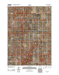 Cedar Top Wyoming Historical topographic map, 1:24000 scale, 7.5 X 7.5 Minute, Year 2012