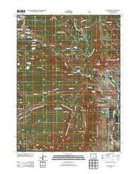 Centennial Wyoming Historical topographic map, 1:24000 scale, 7.5 X 7.5 Minute, Year 2012