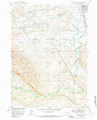 Chalk Buttes Wyoming Historical topographic map, 1:24000 scale, 7.5 X 7.5 Minute, Year 1949