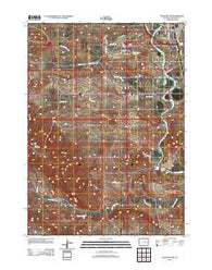 Chalk Buttes Wyoming Historical topographic map, 1:24000 scale, 7.5 X 7.5 Minute, Year 2012