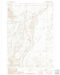 Chapman Bench Wyoming Historical topographic map, 1:24000 scale, 7.5 X 7.5 Minute, Year 1987