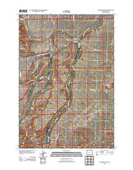 Chapman Bench Wyoming Historical topographic map, 1:24000 scale, 7.5 X 7.5 Minute, Year 2012