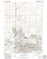 Cheyenne North Wyoming Historical topographic map, 1:24000 scale, 7.5 X 7.5 Minute, Year 1994