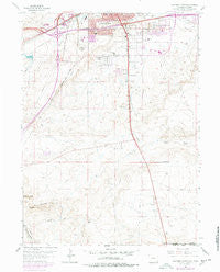 Cheyenne South Wyoming Historical topographic map, 1:24000 scale, 7.5 X 7.5 Minute, Year 1961