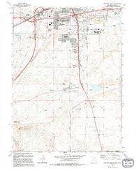 Cheyenne South Wyoming Historical topographic map, 1:24000 scale, 7.5 X 7.5 Minute, Year 1994