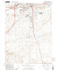 Cheyenne South Wyoming Historical topographic map, 1:24000 scale, 7.5 X 7.5 Minute, Year 1994