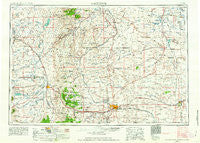 Cheyenne Wyoming Historical topographic map, 1:250000 scale, 1 X 2 Degree, Year 1954