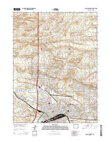 Cheyenne North Wyoming Current topographic map, 1:24000 scale, 7.5 X 7.5 Minute, Year 2015