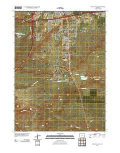 Cheyenne South Wyoming Historical topographic map, 1:24000 scale, 7.5 X 7.5 Minute, Year 2010