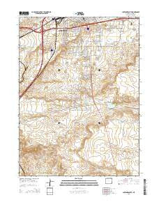 Cheyenne South Wyoming Current topographic map, 1:24000 scale, 7.5 X 7.5 Minute, Year 2015