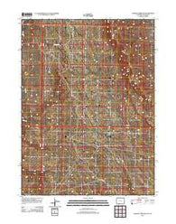 Chicken Creek SE Wyoming Historical topographic map, 1:24000 scale, 7.5 X 7.5 Minute, Year 2012