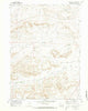 Chimney Butte Wyoming Historical topographic map, 1:24000 scale, 7.5 X 7.5 Minute, Year 1969