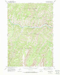 Chimney Rock Wyoming Historical topographic map, 1:24000 scale, 7.5 X 7.5 Minute, Year 1970