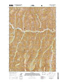 Chimney Rock Wyoming Current topographic map, 1:24000 scale, 7.5 X 7.5 Minute, Year 2015