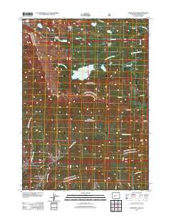 Christina Lake Wyoming Historical topographic map, 1:24000 scale, 7.5 X 7.5 Minute, Year 2012
