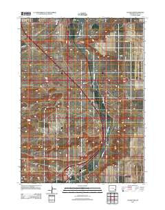 Chugwater Wyoming Historical topographic map, 1:24000 scale, 7.5 X 7.5 Minute, Year 2012