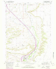 Chugwater Wyoming Historical topographic map, 1:24000 scale, 7.5 X 7.5 Minute, Year 1953