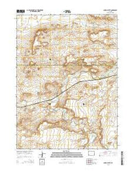 Church Butte Wyoming Current topographic map, 1:24000 scale, 7.5 X 7.5 Minute, Year 2015