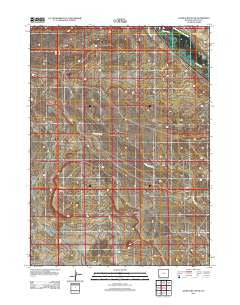 Church Butte NW Wyoming Historical topographic map, 1:24000 scale, 7.5 X 7.5 Minute, Year 2012