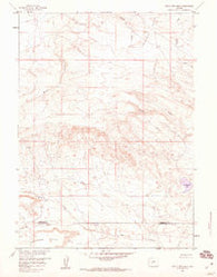 Circle Bar Lake Wyoming Historical topographic map, 1:24000 scale, 7.5 X 7.5 Minute, Year 1958