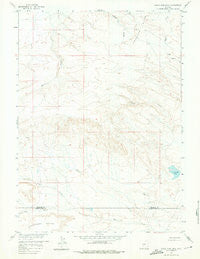 Circle Bar Lake Wyoming Historical topographic map, 1:24000 scale, 7.5 X 7.5 Minute, Year 1958