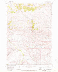Circle Ridge Wyoming Historical topographic map, 1:24000 scale, 7.5 X 7.5 Minute, Year 1967