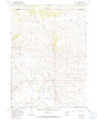 Circle Ridge Wyoming Historical topographic map, 1:24000 scale, 7.5 X 7.5 Minute, Year 1967
