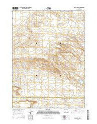 Circle Bar Lake Wyoming Current topographic map, 1:24000 scale, 7.5 X 7.5 Minute, Year 2015