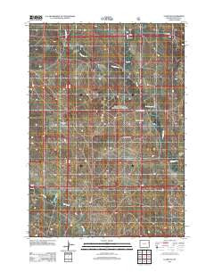 Clareton Wyoming Historical topographic map, 1:24000 scale, 7.5 X 7.5 Minute, Year 2012