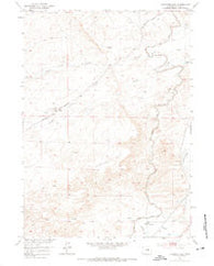 Clarkson Hill Wyoming Historical topographic map, 1:24000 scale, 7.5 X 7.5 Minute, Year 1951