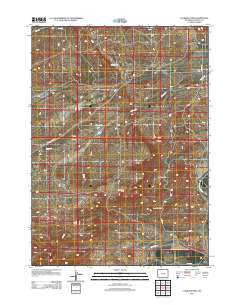 Clarkson Hill Wyoming Historical topographic map, 1:24000 scale, 7.5 X 7.5 Minute, Year 2012