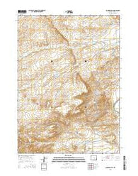 Clarkson Hill Wyoming Current topographic map, 1:24000 scale, 7.5 X 7.5 Minute, Year 2015
