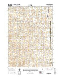 Clausen Ranch Wyoming Current topographic map, 1:24000 scale, 7.5 X 7.5 Minute, Year 2015