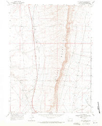 Clay Buttes SE Wyoming Historical topographic map, 1:24000 scale, 7.5 X 7.5 Minute, Year 1968