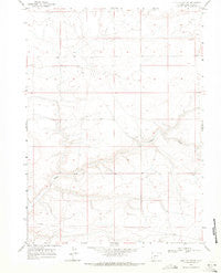 Clay Buttes SW Wyoming Historical topographic map, 1:24000 scale, 7.5 X 7.5 Minute, Year 1968