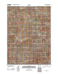Clay Buttes Wyoming Historical topographic map, 1:24000 scale, 7.5 X 7.5 Minute, Year 2012
