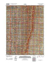 Clay Buttes SE Wyoming Historical topographic map, 1:24000 scale, 7.5 X 7.5 Minute, Year 2012