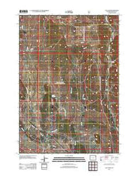 Clay Spur Wyoming Historical topographic map, 1:24000 scale, 7.5 X 7.5 Minute, Year 2012