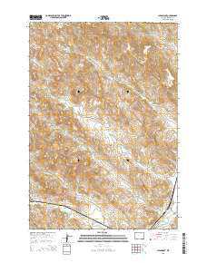 Clearmont Wyoming Current topographic map, 1:24000 scale, 7.5 X 7.5 Minute, Year 2015