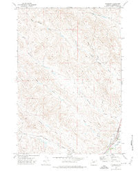 Clearmont Wyoming Historical topographic map, 1:24000 scale, 7.5 X 7.5 Minute, Year 1971
