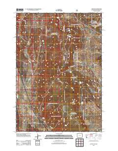 Clifton Wyoming Historical topographic map, 1:24000 scale, 7.5 X 7.5 Minute, Year 2012