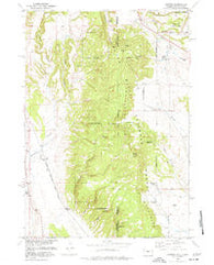 Clifton Wyoming Historical topographic map, 1:24000 scale, 7.5 X 7.5 Minute, Year 1951