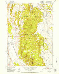 Clifton Wyoming Historical topographic map, 1:24000 scale, 7.5 X 7.5 Minute, Year 1951