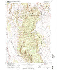 Clifton Wyoming Historical topographic map, 1:24000 scale, 7.5 X 7.5 Minute, Year 1951