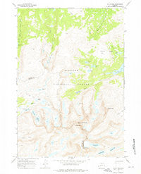 Cloud Peak Wyoming Historical topographic map, 1:24000 scale, 7.5 X 7.5 Minute, Year 1967