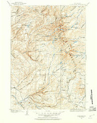 Cloud peak Wyoming Historical topographic map, 1:125000 scale, 30 X 30 Minute, Year 1899