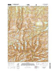 Cloud Peak Wyoming Current topographic map, 1:24000 scale, 7.5 X 7.5 Minute, Year 2015