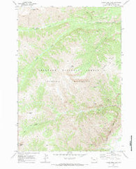 Clouds Home Peak Wyoming Historical topographic map, 1:24000 scale, 7.5 X 7.5 Minute, Year 1970