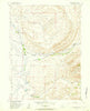 Coal Bank Basin Wyoming Historical topographic map, 1:24000 scale, 7.5 X 7.5 Minute, Year 1955